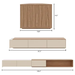 Meuble télé extensible - Nexera