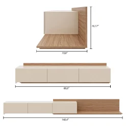 Meuble télé extensible - Nexera