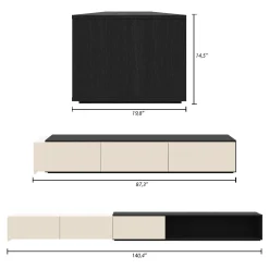 Meuble télé extensible - Nexera