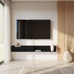 Meuble télé mural avec rangement 72" - Nexera