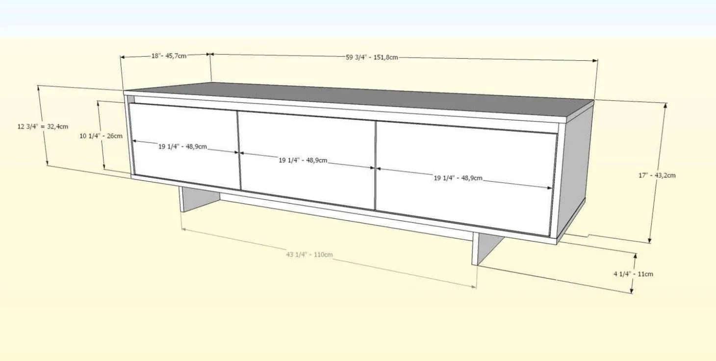 Meuble TV 60" - Nexera