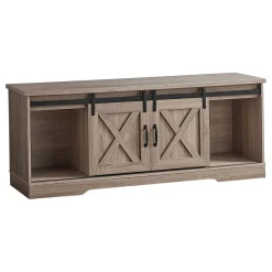 Meuble TV avec portes coulissantes 60" - Monarch