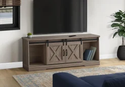 Meuble TV avec portes coulissantes 60" - Monarch