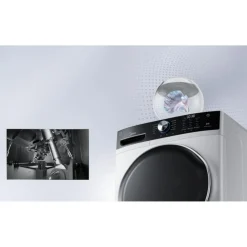 Midea Laveuse Chargement frontal Blanc 27