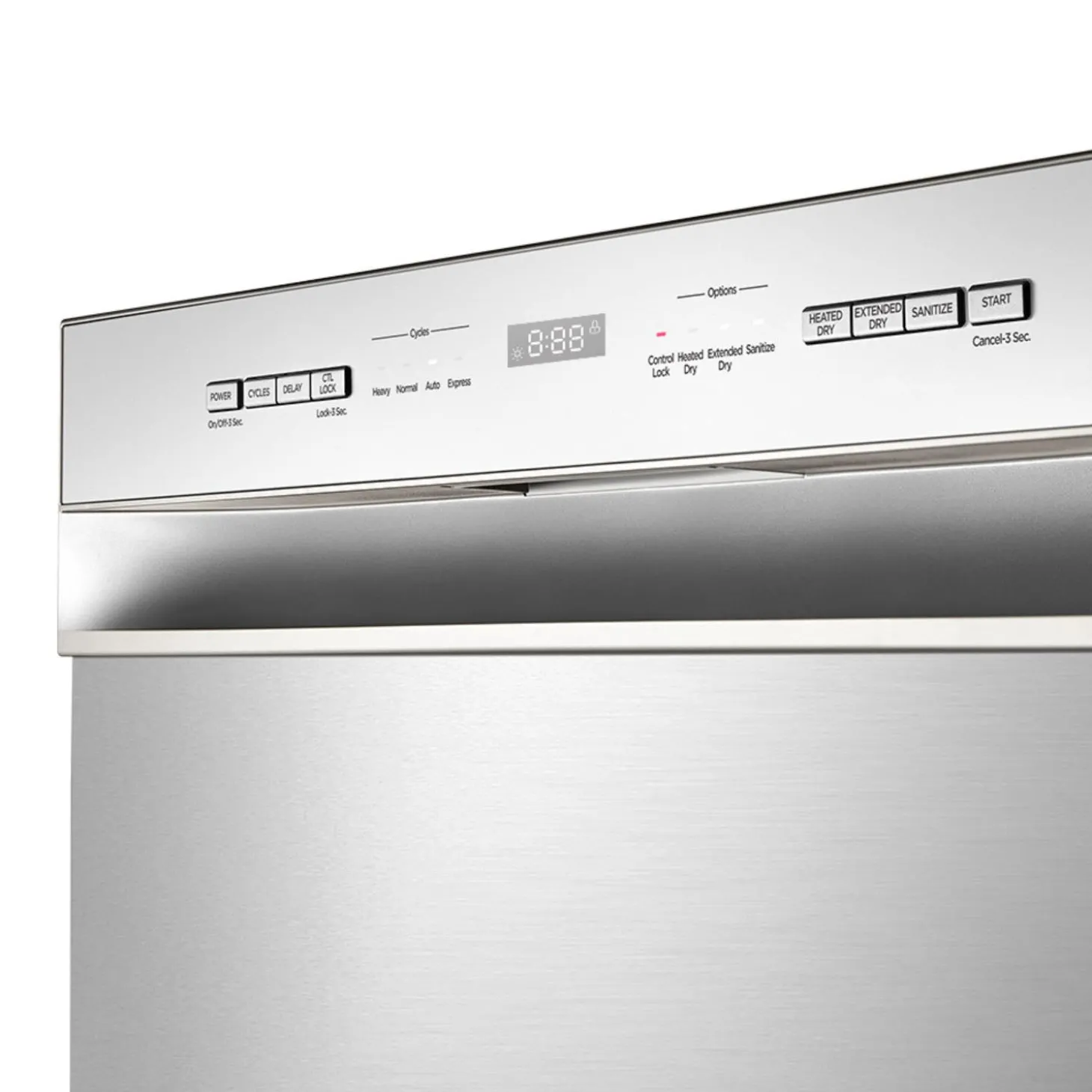 Midea Lave-vaisselle Encastré Acier inoxydable 24" 52dB - MDF24P2BST