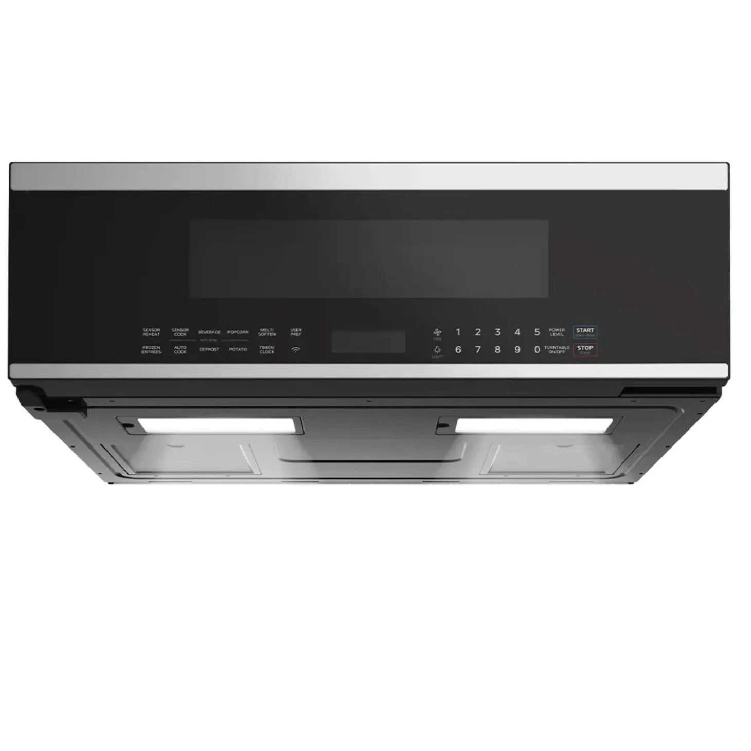 Midea Micro-ondes/Hotte, Inox, 29.88", 1000W, 400