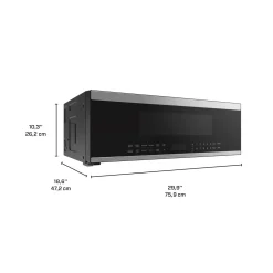 Midea Micro-ondes/Hotte, Inox, 29.88