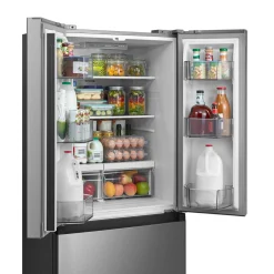 Midea Refrigerateur 18 pi3 30 po Inox Portes françaises - MRF18B4AST