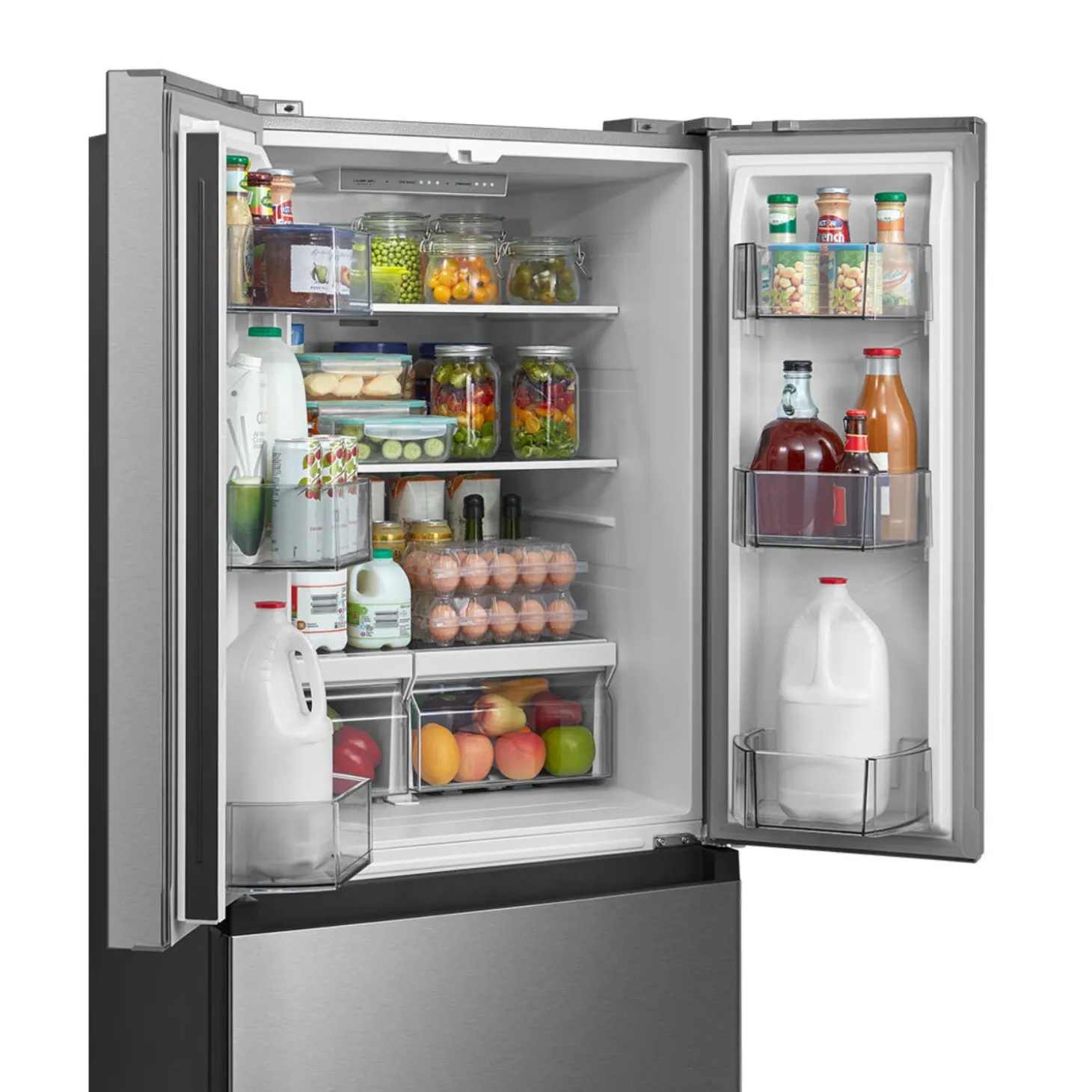 Midea Refrigerateur 18 pi3 30 po Inox Portes françaises - MRF18B4AST