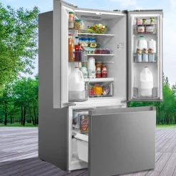 Midea Refrigerateur 18 pi3 30 po Inox Portes françaises - MRF18B4AST