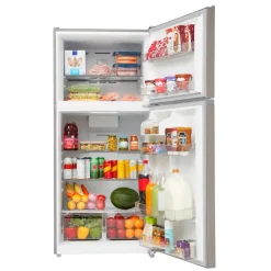 Midea Réfrigerateur 20,5 pi3 30 po Inox Congélateur en haut - MRT21D2BST