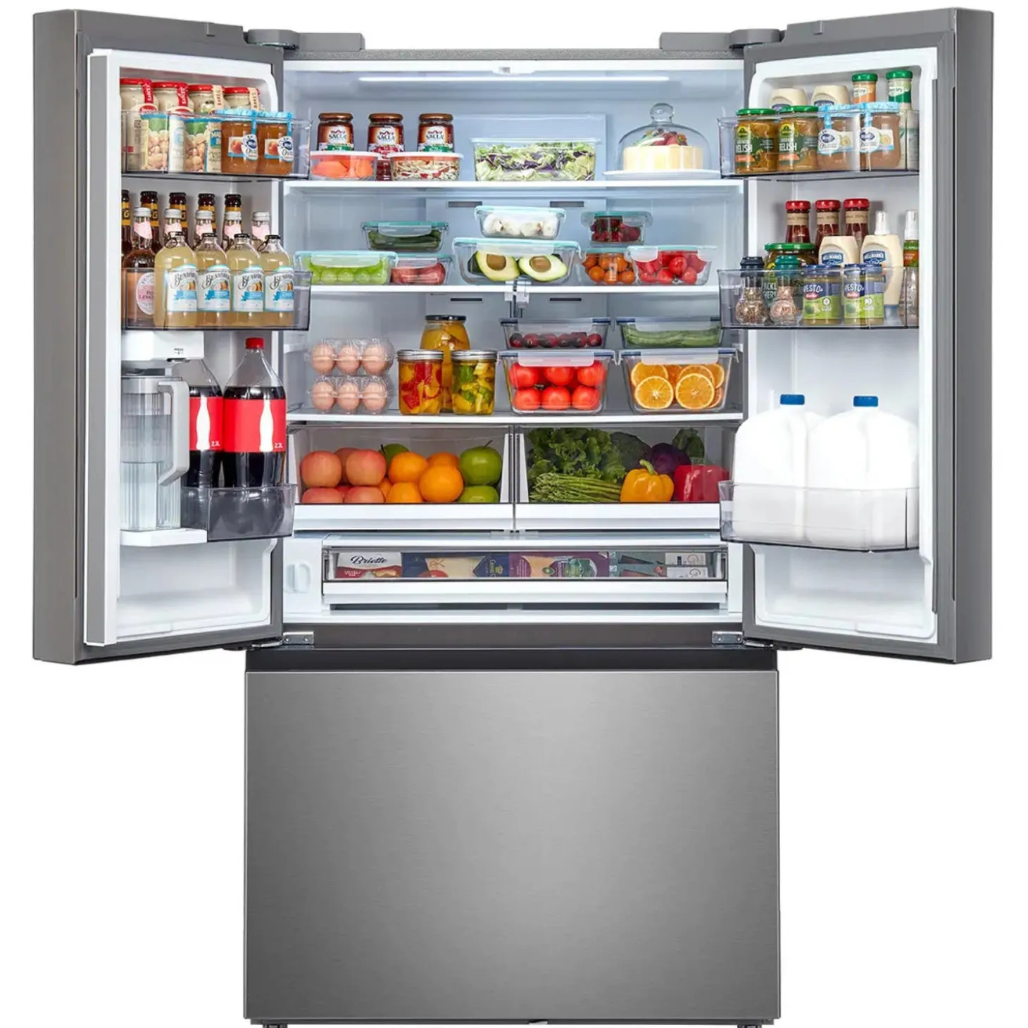 Midea Réfrigérateur 26,5 pi3 36 po Inox Portes françaises - MRF27I6BST
