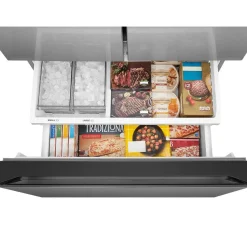 Midea Réfrigérateur 26,5 pi3 36 po Inox Portes françaises - MRF27I6BST