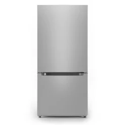 Midea Réfrigérateur 18,7 pi3 30 po Acier inoxydable Congélateur en bas - MRB19B7AST
