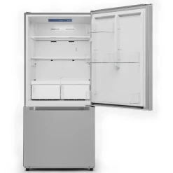 Midea Réfrigérateur 18,7 pi3 30 po Acier inoxydable Congélateur en bas - MRB19B7AST