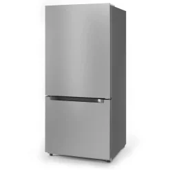 Midea Réfrigérateur 18,7 pi3 30 po Acier inoxydable Congélateur en bas - MRB19B7AST