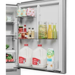 Midea Réfrigérateur 18,7 pi3 30 po Acier inoxydable Congélateur en bas - MRB19B7AST