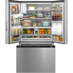 Midea Réfrigérateur 29,3 pi3 36 po Inox Portes françaises - MRF29D2AST