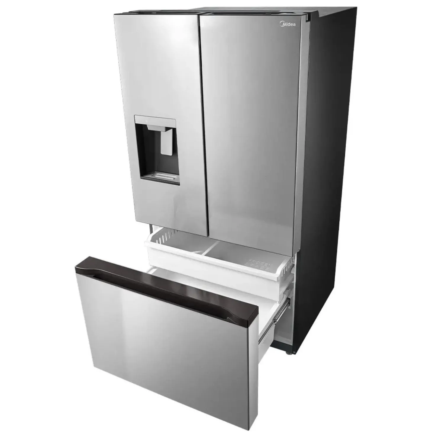 Midea Réfrigérateur 29,3 pi3 36 po Inox Portes françaises - MRF29D2AST