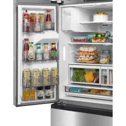 Midea Réfrigérateur 29,3 pi3 36 po Inox Portes françaises - MRF29D2AST