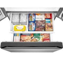 Midea Réfrigérateur 31,7 pi3 36 po Inox Portes françaises - MRF32I6BST