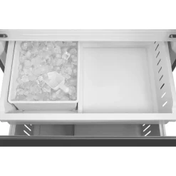 Midea Réfrigérateur 22,5 pi3 33 po Acier inoxydable Portes françaises - MRF23I7AST