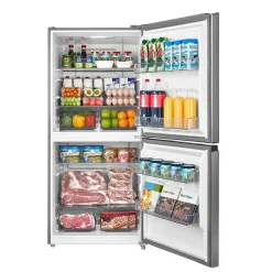 Midea Réfrigérateur/congélateur convertible 20 pi3 30 po Inox Tout réfrigérateur - MRU21C7BST