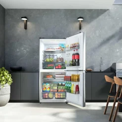 Midea Réfrigérateur/congélateur convertible 20 pi3 30 po Inox Tout réfrigérateur - MRU21C7BST