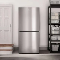 Midea Réfrigérateur/congélateur convertible 20 pi3 30 po Inox Tout réfrigérateur - MRU21C7BST