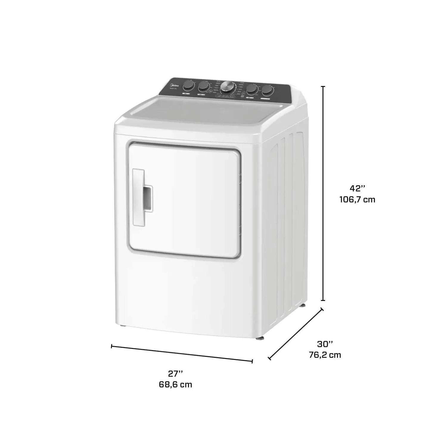 Midea SécheuseBlanc 27" - MLE47C4AWW