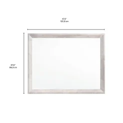 Miroir pour commode de chambre à coucher