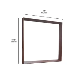 Miroir pour commode de chambre à coucher