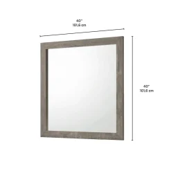 Miroir pour commode de chambre à coucher