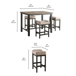 Mobilier cuisine pub 5 mcx