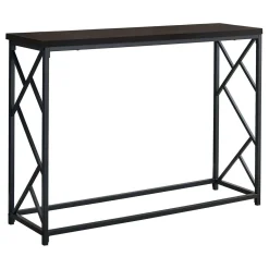 Monarch specialties i 3534 console d'entrée - table d'appoint moderne - brun - Monarch