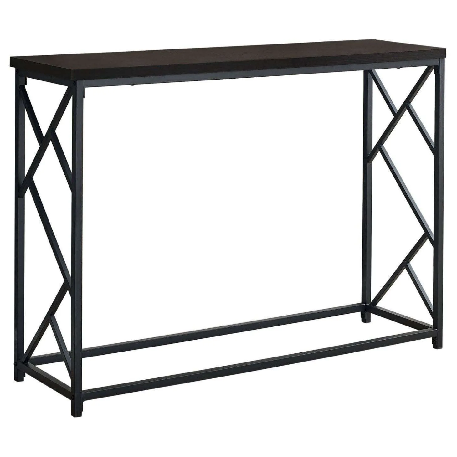 Monarch specialties i 3534 console d'entrée - table d'appoint moderne - brun - Monarch