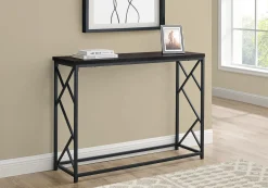 Monarch specialties i 3534 console d'entrée - table d'appoint moderne - brun - Monarch