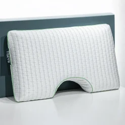 Oreiller ergonomique d’épaule en mousse mémoire infusée de thé vert