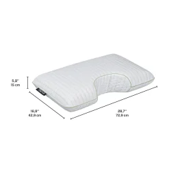 Oreiller ergonomique d’épaule en mousse mémoire infusée de thé vert