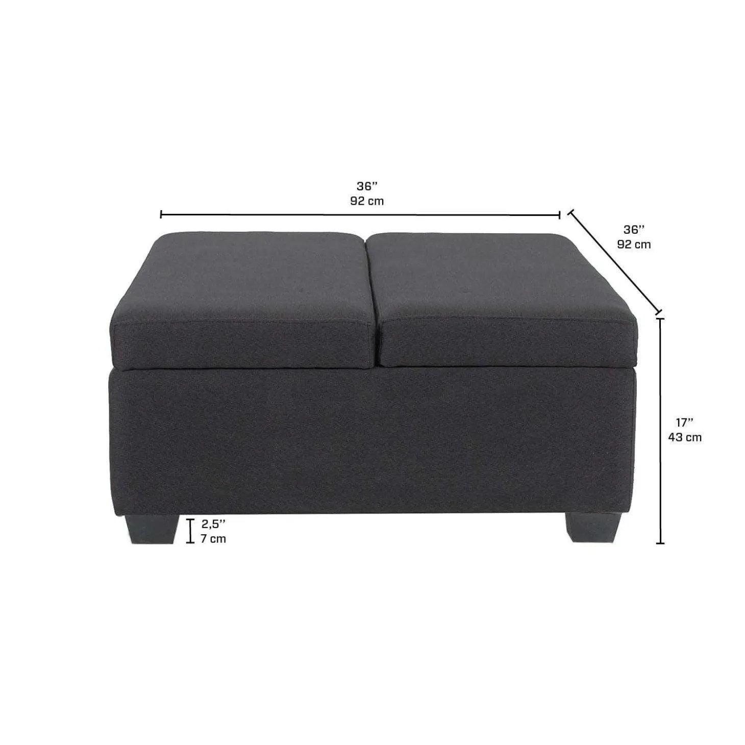 Ottoman avec rangement