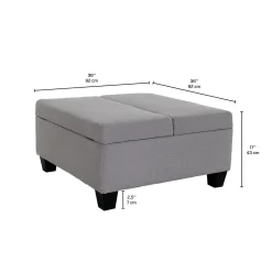 Ottoman avec rangement