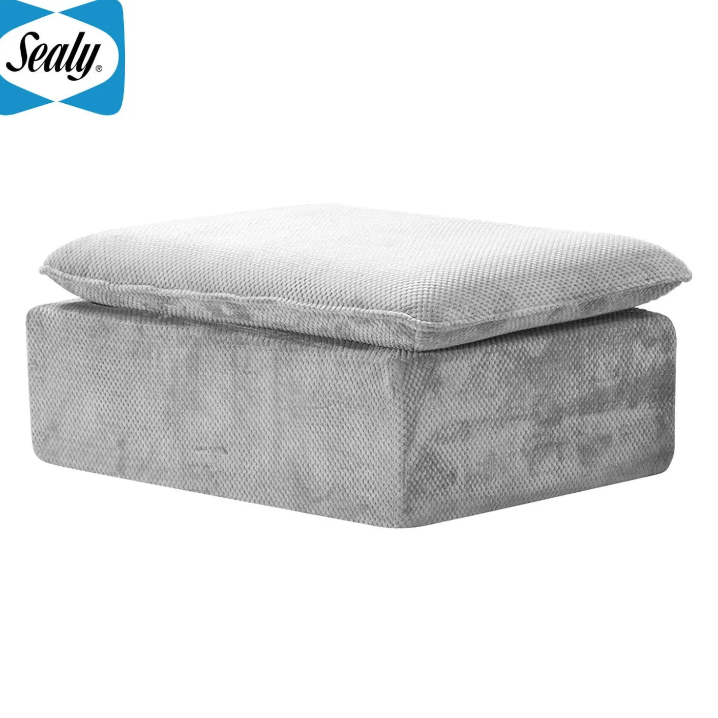 Ottoman en mousse roulé et compressé Sealy