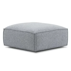 Ottoman en tissu - 33 x 33 x 16