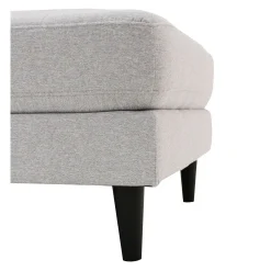 Ottoman en tissu 62 x 31 x 17 - gris