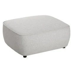 Ottoman en tissu gris