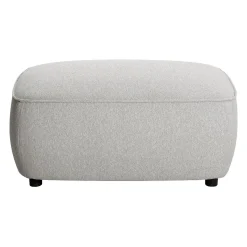 Ottoman en tissu gris