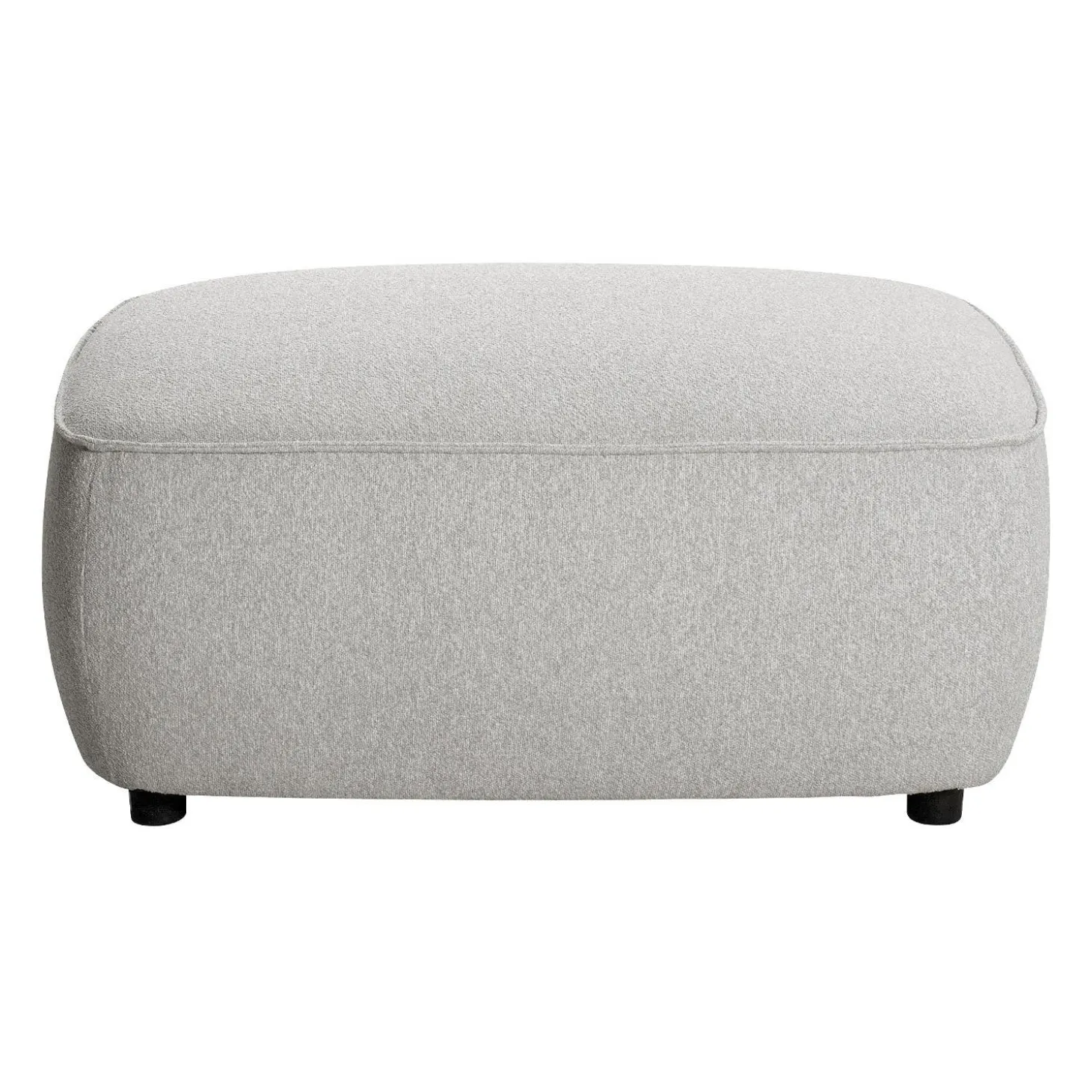 Ottoman en tissu gris
