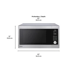 PANASONIC Micro-ondes 4 en 1 Inox22" NNCD66NSC