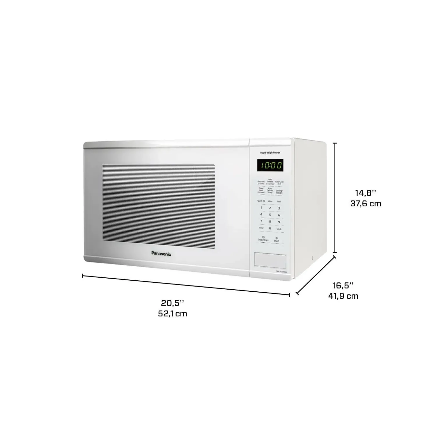 PANASONIC Micro-Ondes Blanc20.5" NNSG656WC