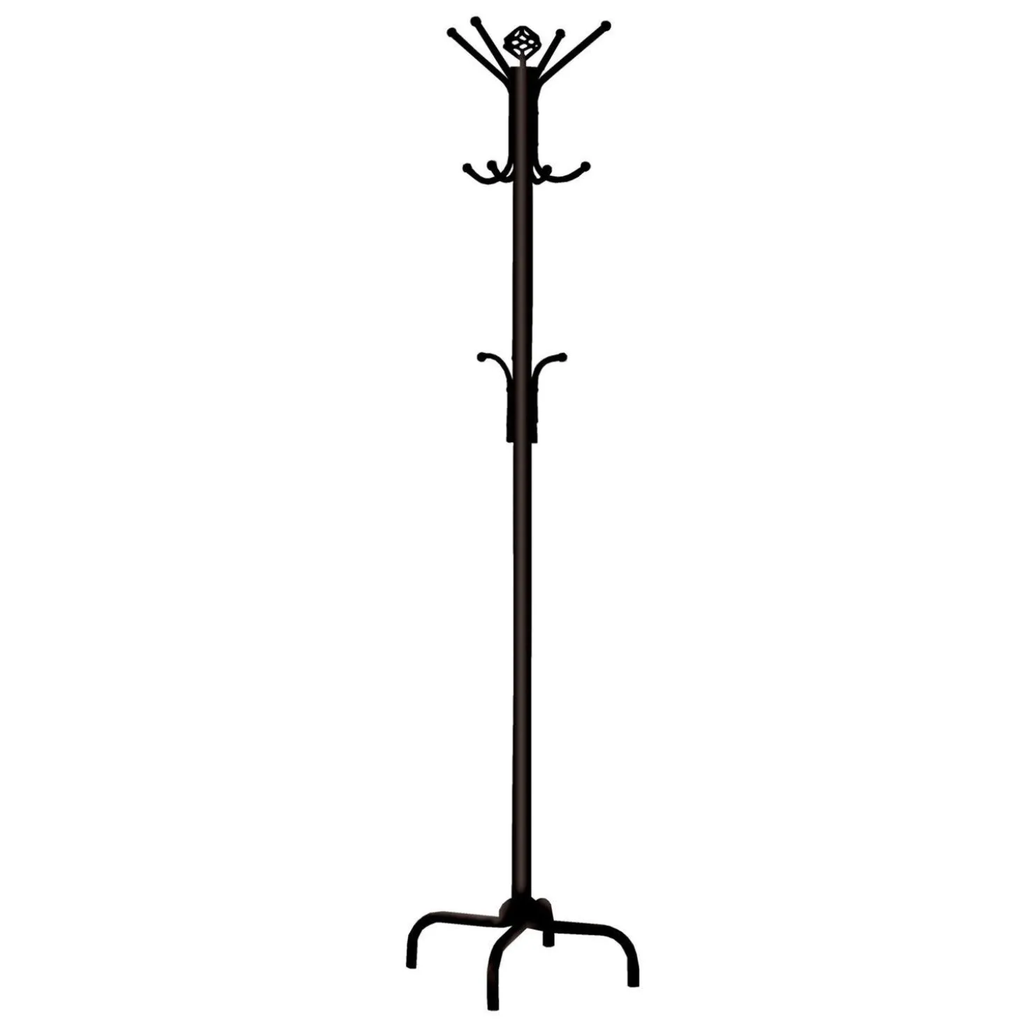 Patère - 74"H, métal noir